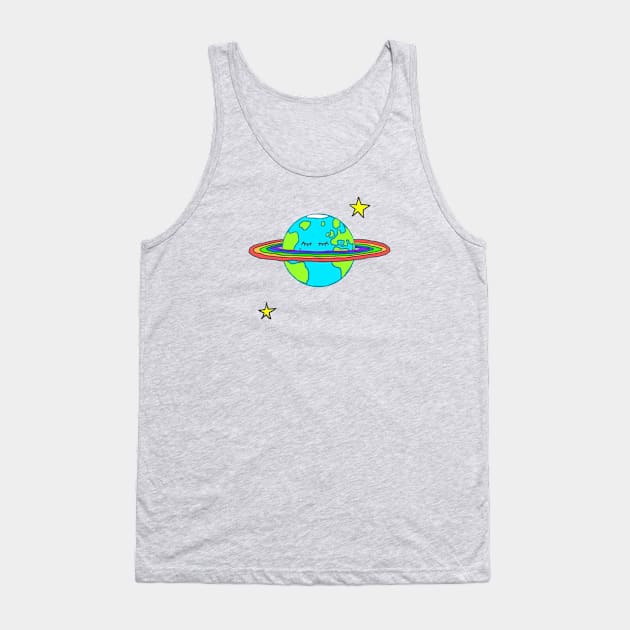 Earth rainbow - peace Tank Top by iamstuckonearth